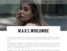 Tablet Screenshot of mars-worldwide.com